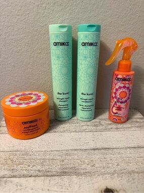 Amika Strengthen, Nourish & Protect Hair Care Lot